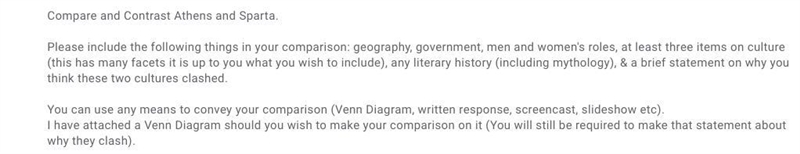 Compare and contrast athens and sparta-example-1