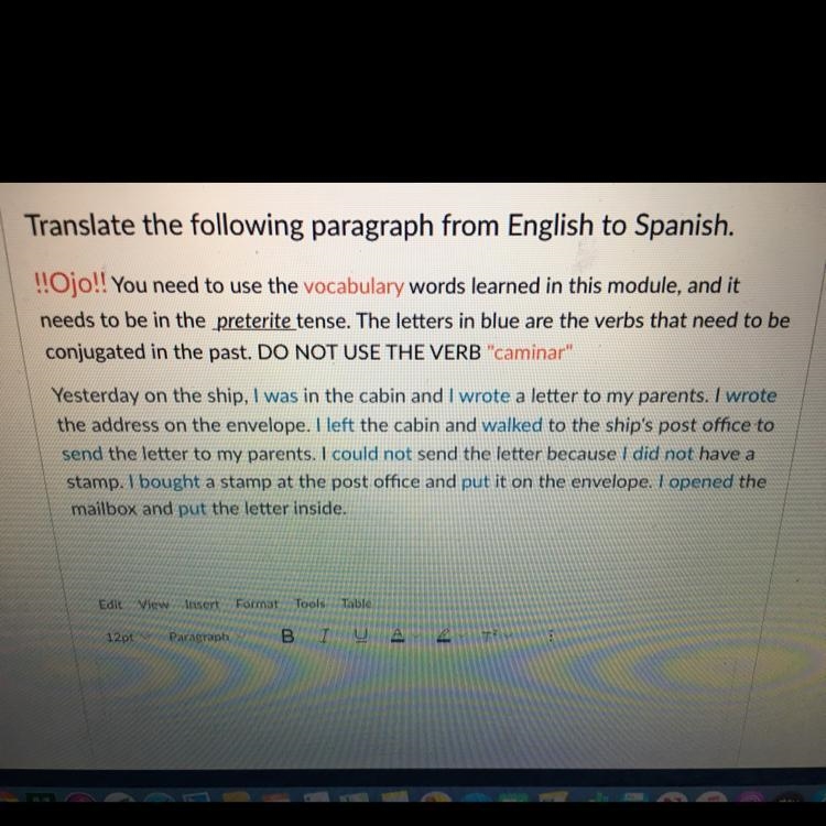 Please translate into Spanish (50 points)-example-1