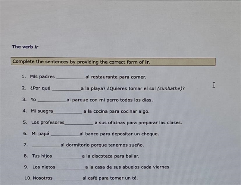 PLEASE HELP!!!!! I really need help with this spanish homework! this is a (Spanish-example-1