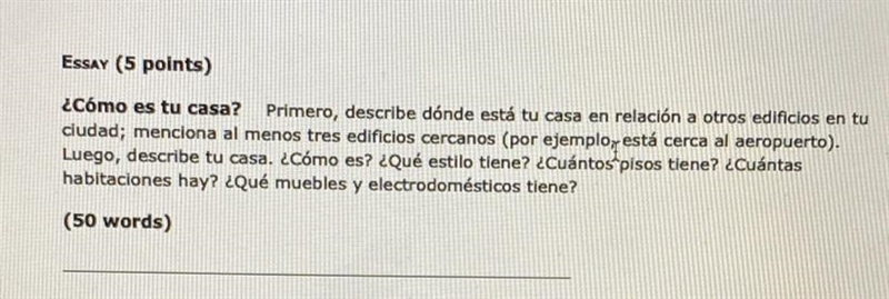 PLEASE HELP me with this spanish homework! this is a (Spanish 1 in college) class-example-1