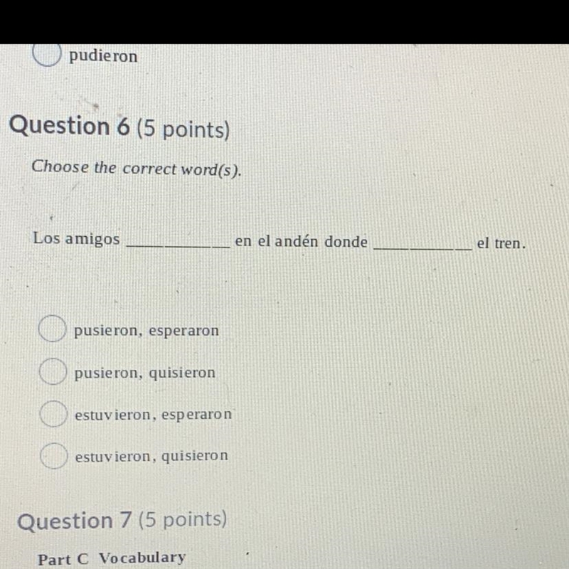 Easy Spanish please help me graduate y’all are the best :D-example-1