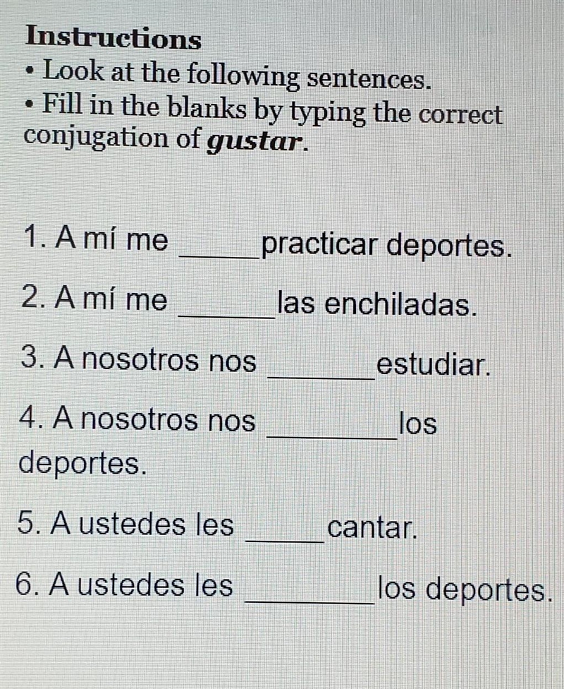 Need help asap. If your really good at spanish I need your help. Look at picture for-example-1