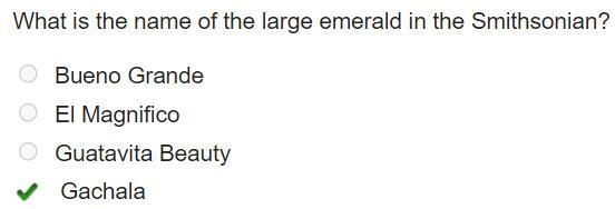 How long does it take for millions of dollars worth of emerald transactions to occur-example-3