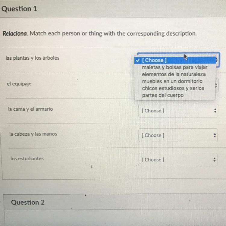 Match each person or thing with the corresponding description.-example-1