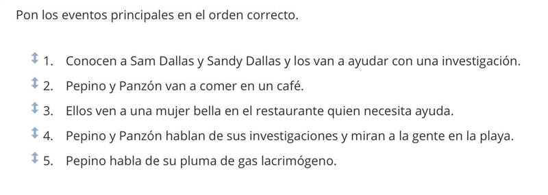 ¿qué orden pasó estos eventos en La Casa Embrujada Capítulo 1?-example-1