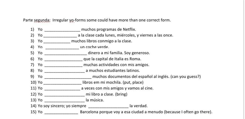 Picture attached above ^ Could someone help please?? (Spanish) ​-example-1