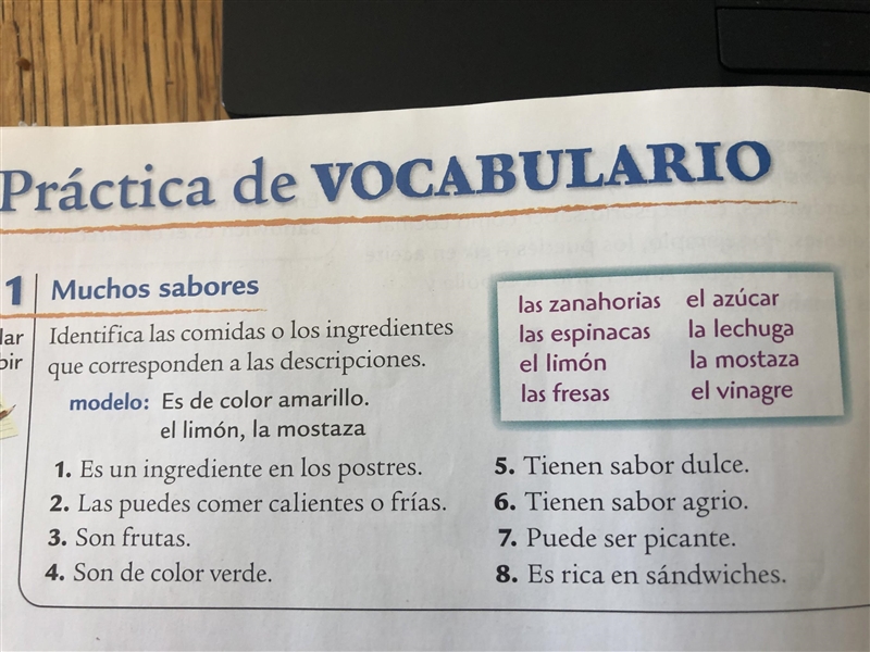 Answer these following Spanish Questions Please-example-1