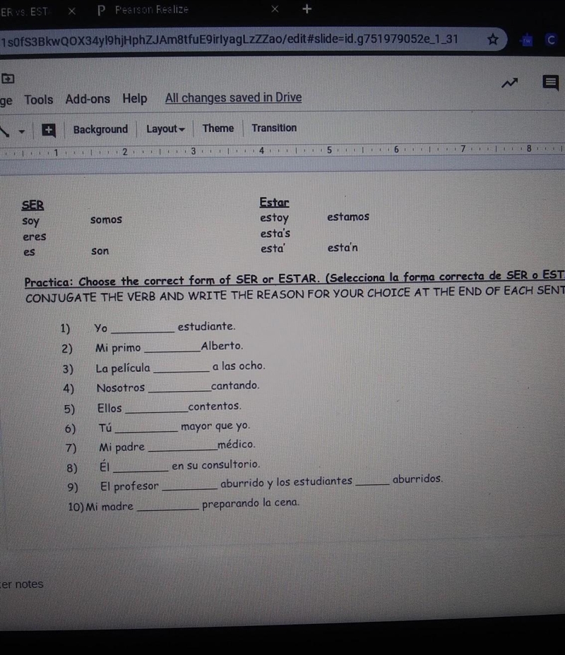 Need help with ser and estar-example-1