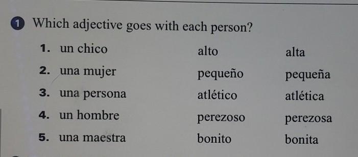 Which adjective goes with each person?​-example-1