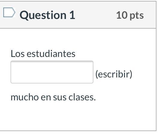 6TH GRADE SPANISH QUESTION 10 POINTS-example-1