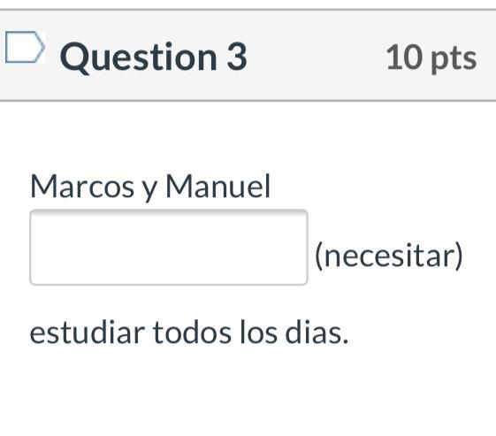 6TH GRADE SPANISH QUESTION 10 POINTS!!-example-1