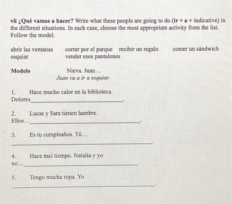 PLEASE HELP!!!!! I really need help with this spanish homework! this is a (Spanish-example-1