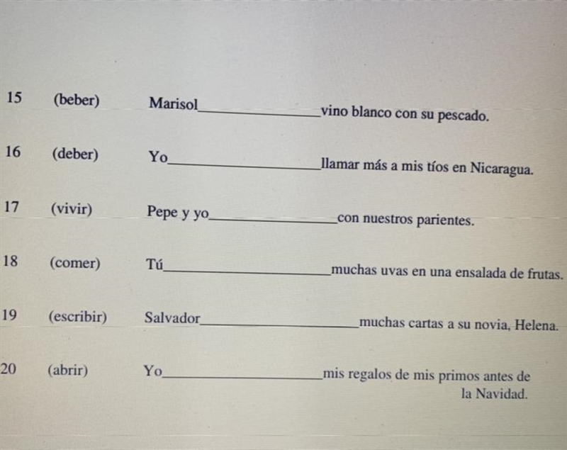 HELP!!! (put the correct form of the verb in the blank)-example-1