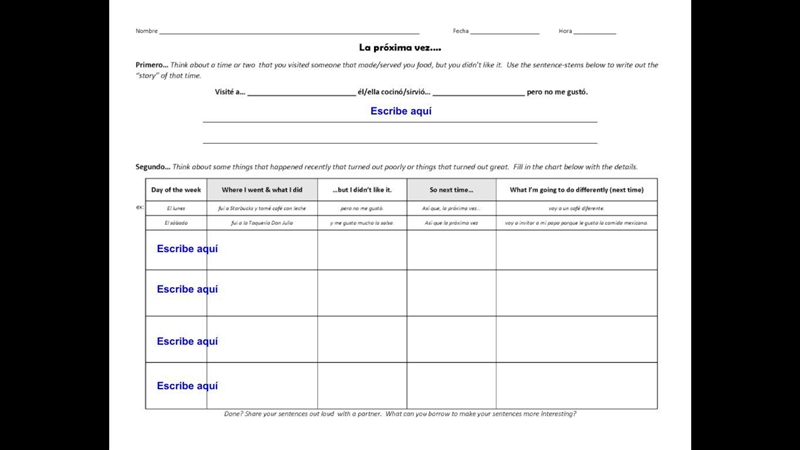 Can someone plsss helppppp Spanish Answer blanks-example-1