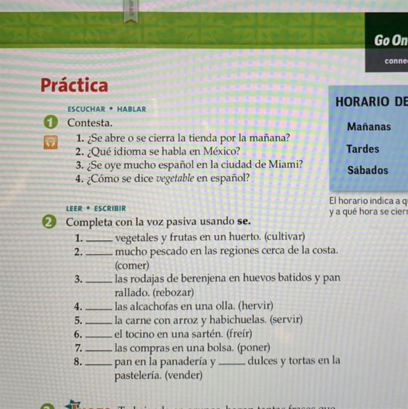 Spanish 3 questions! any help appreciated :)-example-1