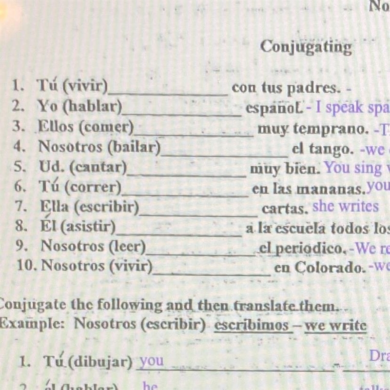 Please help it’s conjugating..-example-1