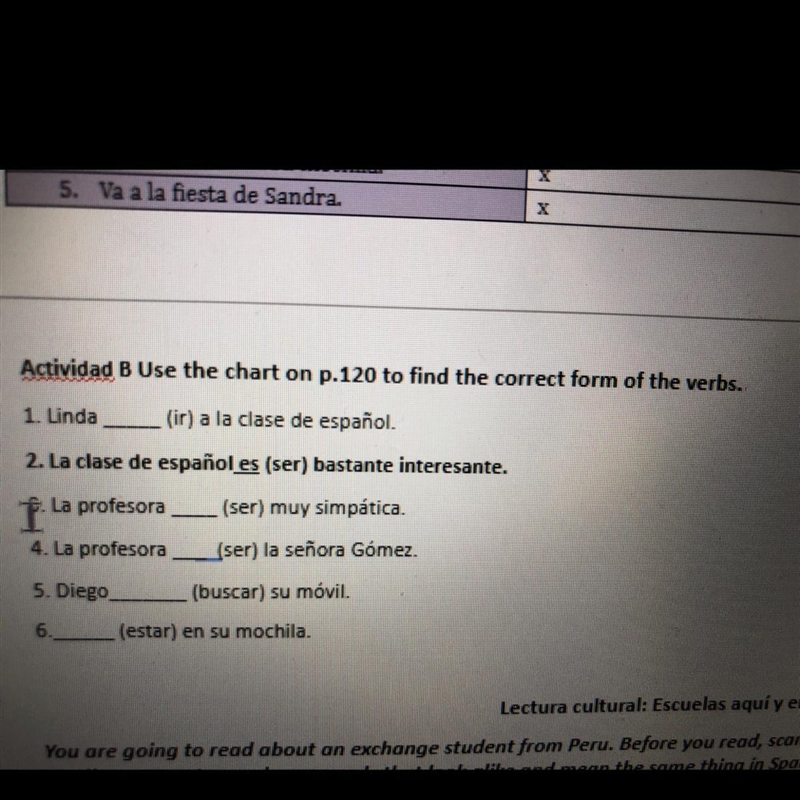 Can someone tell me the correct form of the verbs-example-1