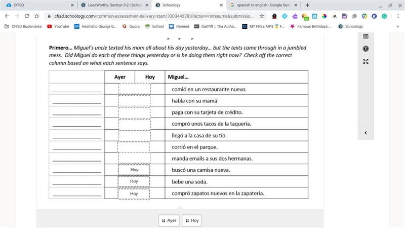 I need help with my spanish Can someone pls help-example-1