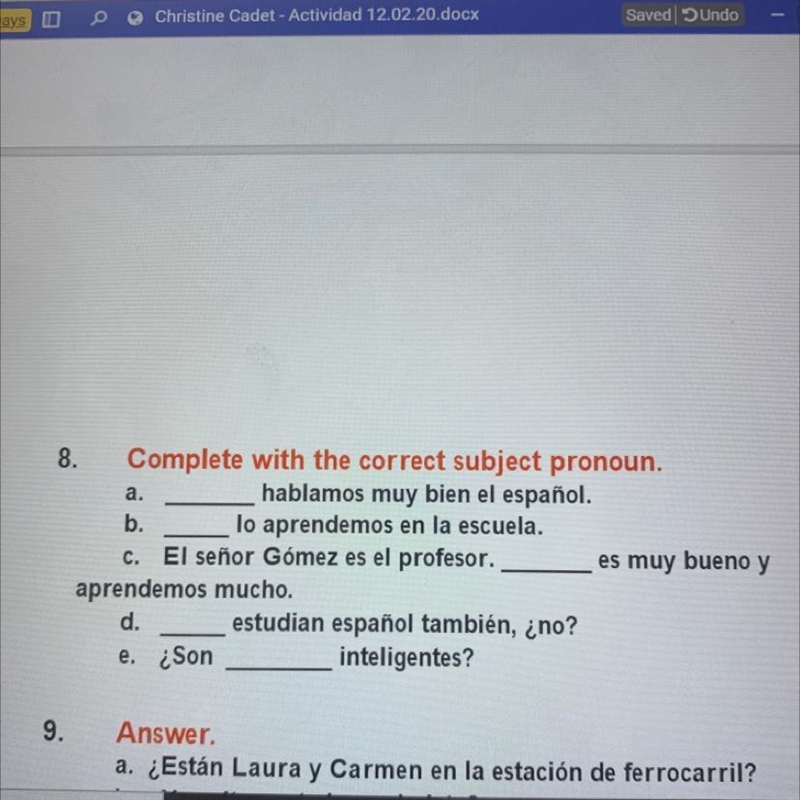 Please help me it’s Spanish 2-example-1