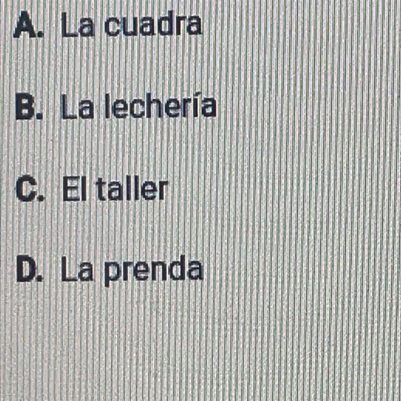 Which of the following words means "block"￼?-example-1