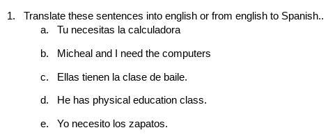 HEY CAN ANYONE PLS ANSWER DIS SPANISH QUESTION!!!!!-example-1