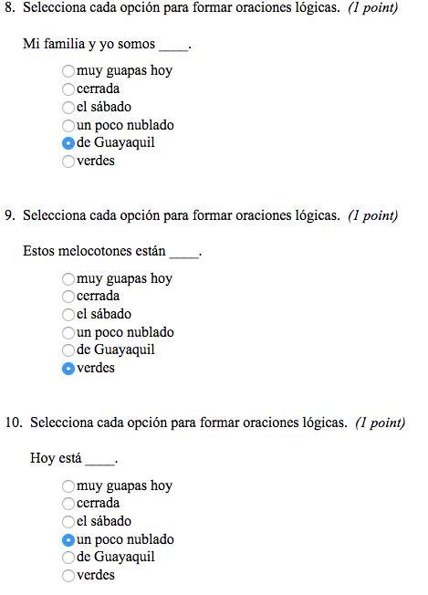 PLEASE check my Spanish answers!! Urgent!!-example-4