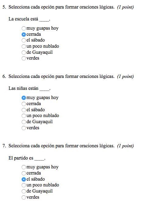 PLEASE check my Spanish answers!! Urgent!!-example-5