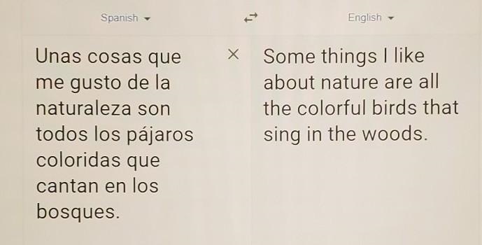 Is this sentence in Spanish correct? On the right is the English sentence I want to-example-1