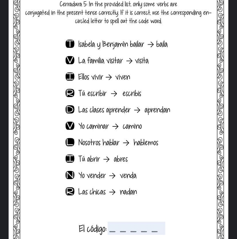 Need help on this Spanish work-example-1