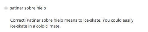 ¿Qué es fácil hacer en el clima helado? A.) nadar B.) remar en canoa C.) hacer senderismo-example-1