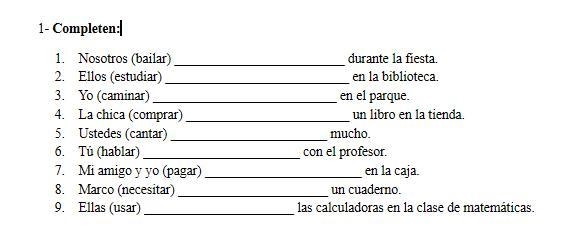 The work is attached, and this work is about -ar verbs. {30 PTS}-example-1