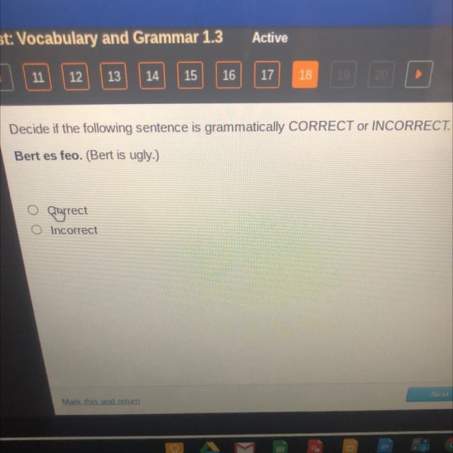 HURRY is this right?? is it correct?? Decide if the following sentence is grammatically-example-1