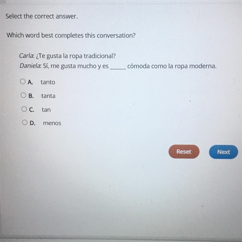 Does anyone speak Spanish? I need help with this please! Thank you :)-example-1