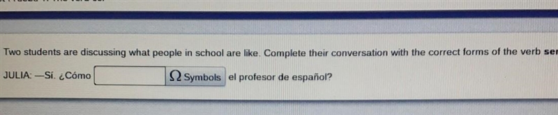 What for of ser shall I use? yo- soy tu- eres el/ella/usted/- es nosotros- somos vosotros-example-1