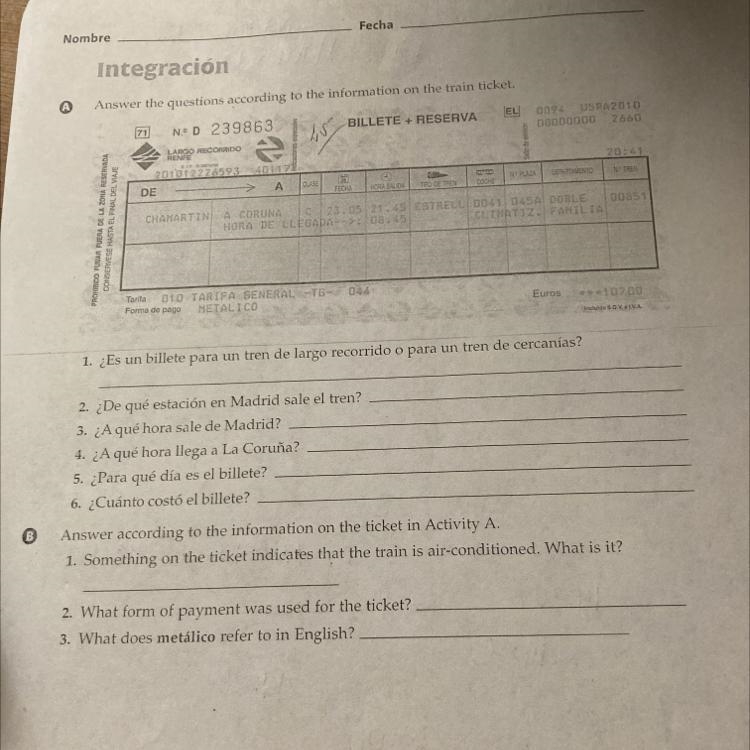 Can someone help me please with my spanish work! thank you!-example-1