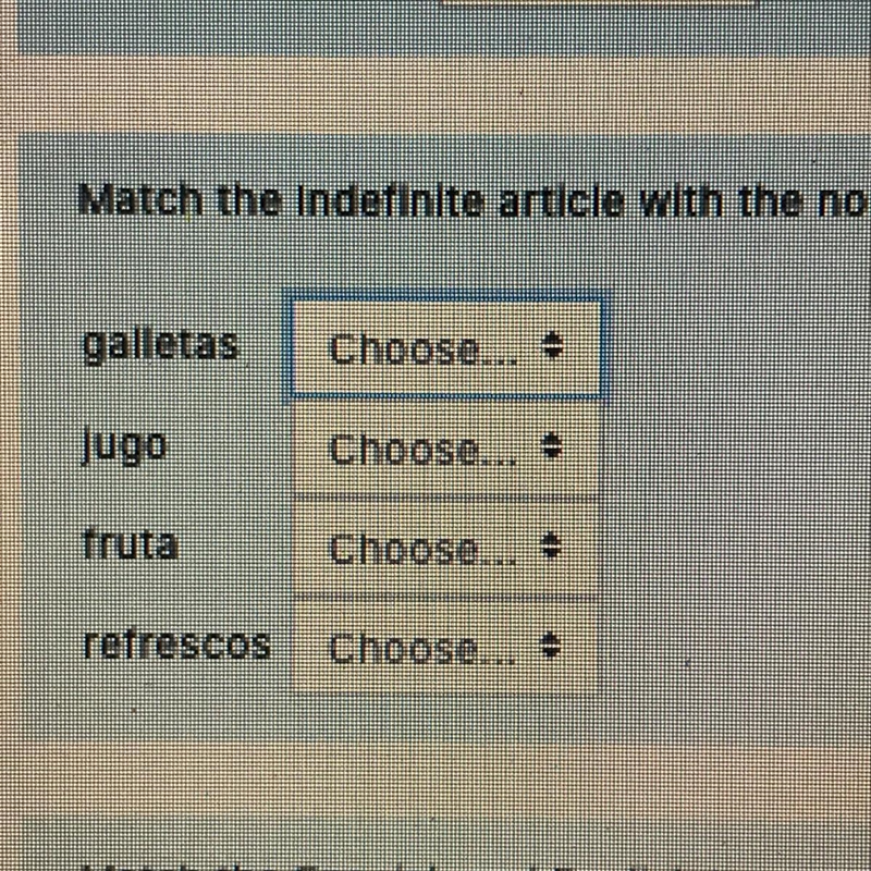 The options are unas una un and unos-example-1