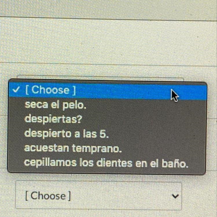 Me Choose ] ¿Cuándo te [Choose] Ellos se [Choose] Él no se [Choose] Nos [Choose]-example-1