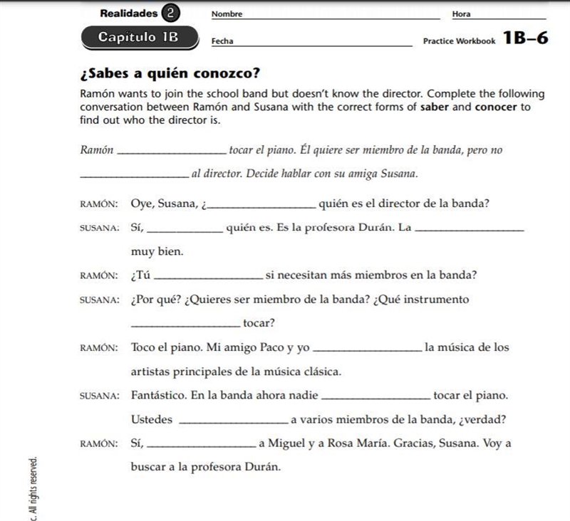 Realidades 2 Workbook Page 23-example-1