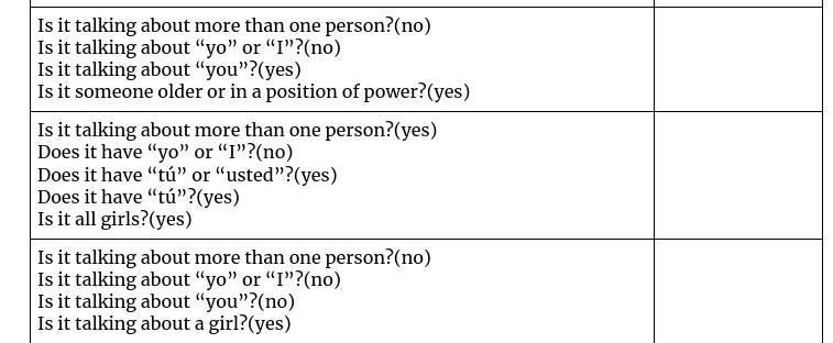 Please help me. Based on the questions and answers provided in the first column of-example-1