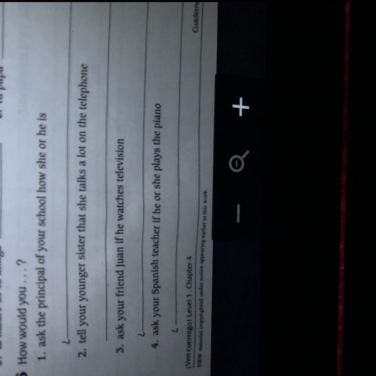 16 How would you...? 1. ask the principal of your school how she or he is 2 2. tell-example-1