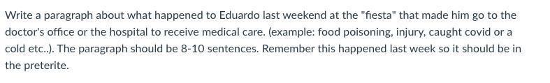 Please help me it is due today the paragraph has to have 8-10 sentences please help-example-1