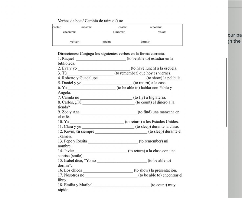 Bad at Spanish need a lot of help-example-1