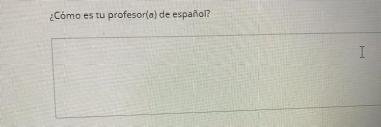 Can u all pls ans this question in Spanish so I can submit it I’m new in Spanish class-example-1