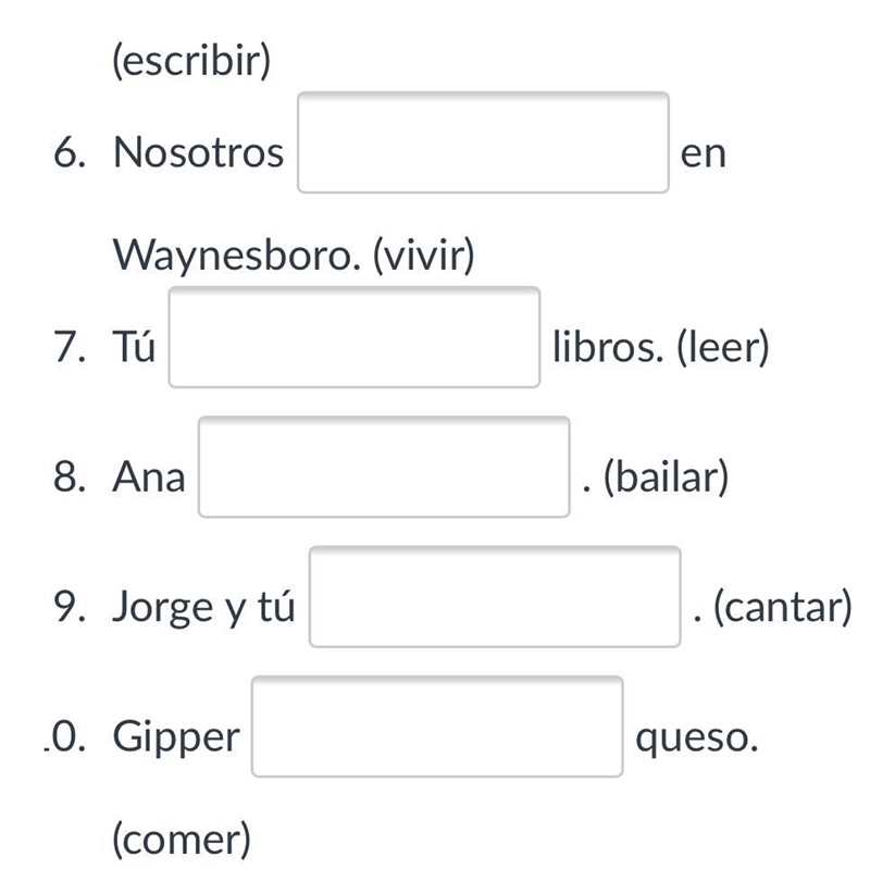 You are to correct the form of the verb in the parentheses.-example-1