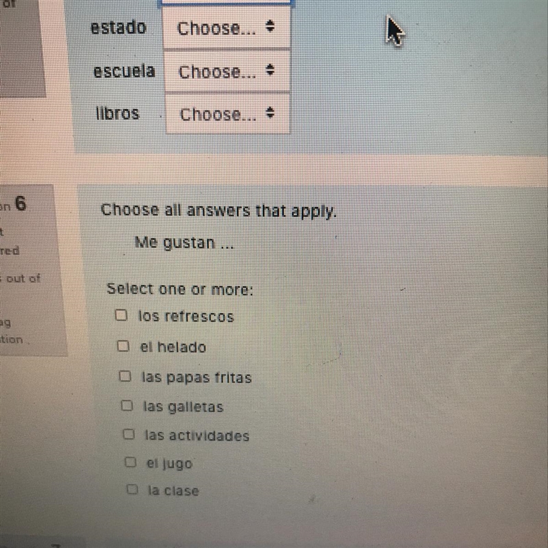 Thank you please answer the bottom one.-example-1