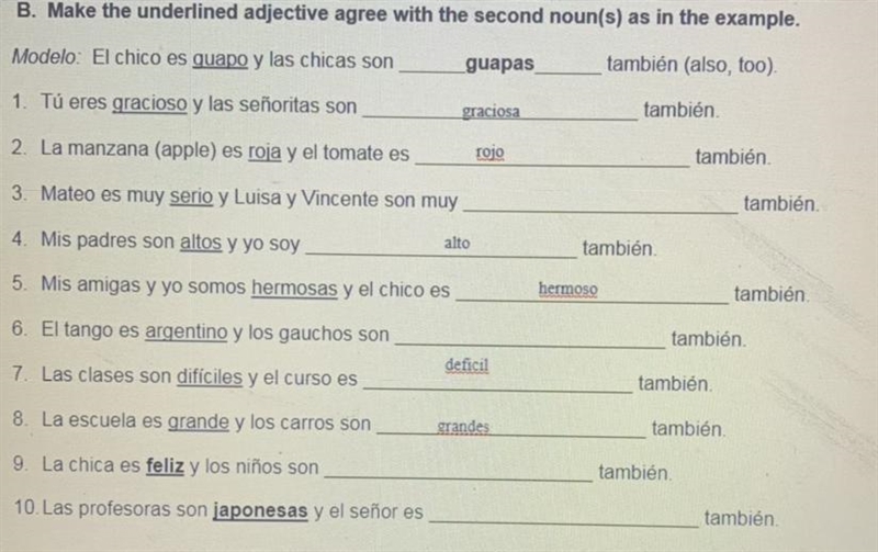 Can someone help finish it !!! I have no idea if they are even right-example-1