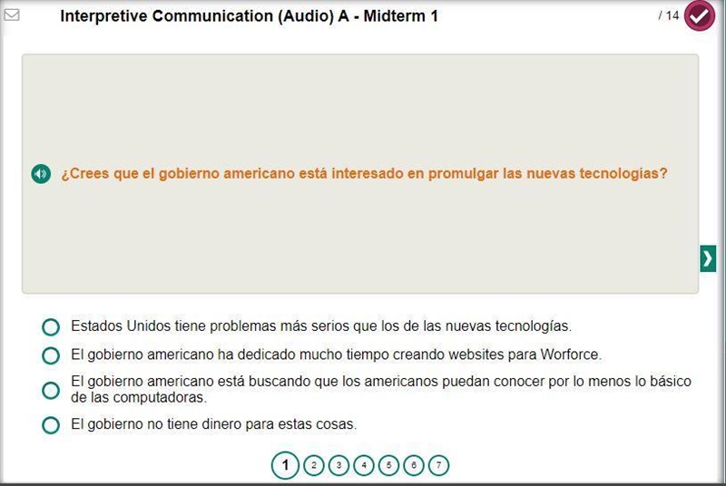 ¿Crees que el gobierno americano está interesado en promuglar las nuevas tecnolog-example-1