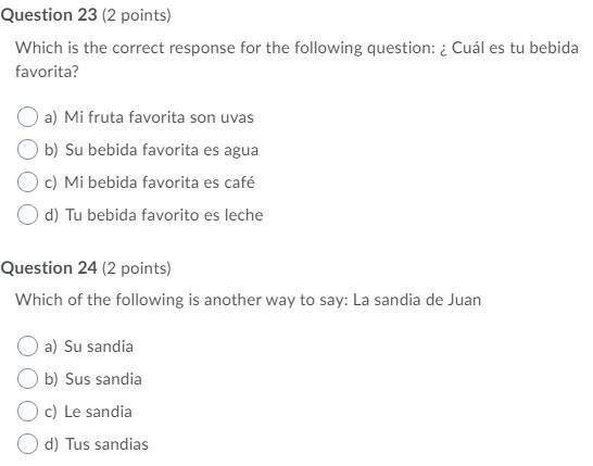 IF YOU KNOW SPANISH ANSWER THESE BOTH QUESTION!-example-1