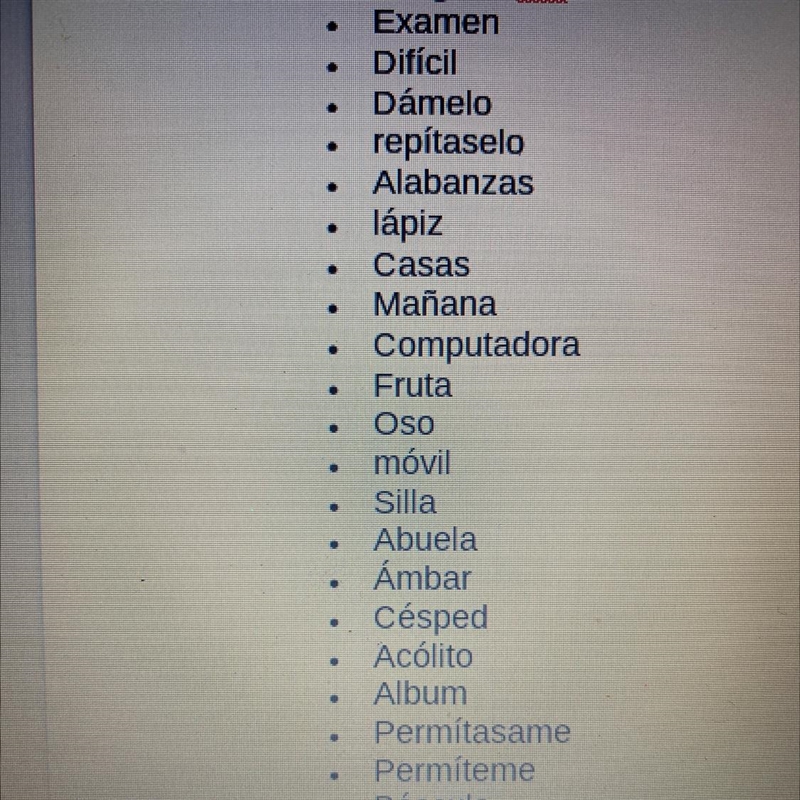 Clasifica las siguientes palabras en agudas graves o llanas esdrújulas y sobresdr-example-1