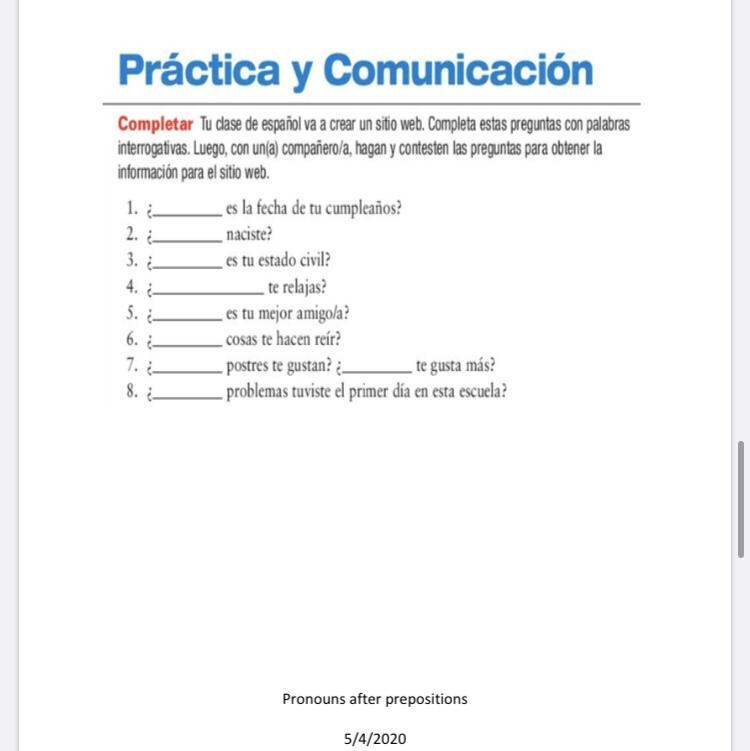 Please help me with my Spanish 1 homework (Posted here)-example-1